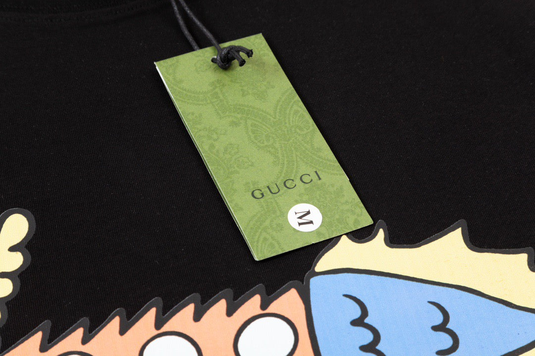 letter 2 color fashion T-shirt 091804