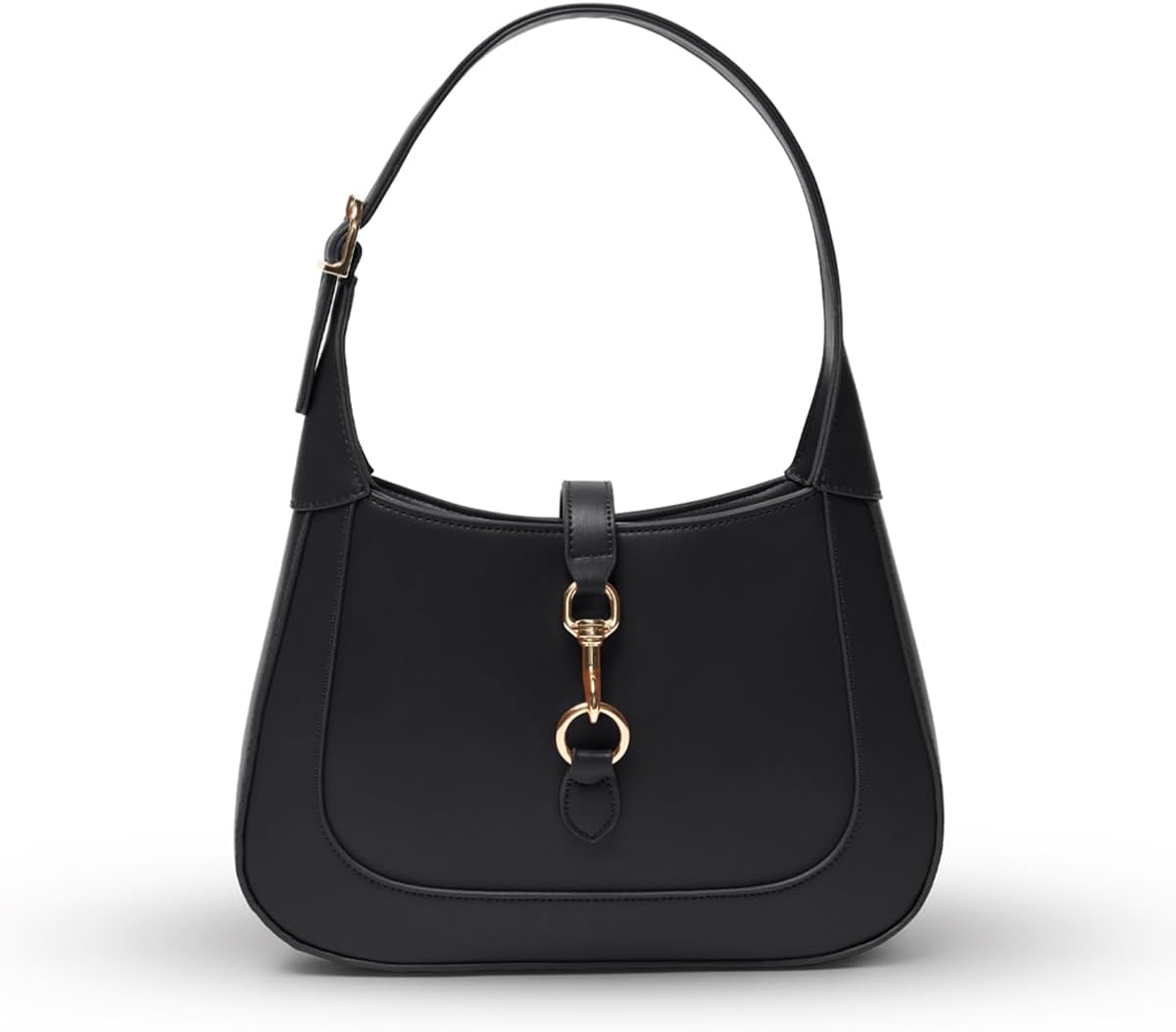 Shoulder Bag for Women - Small Shoulder Purses - Top Handle Structured Handbags - Adjustable Strap Vegan Leather