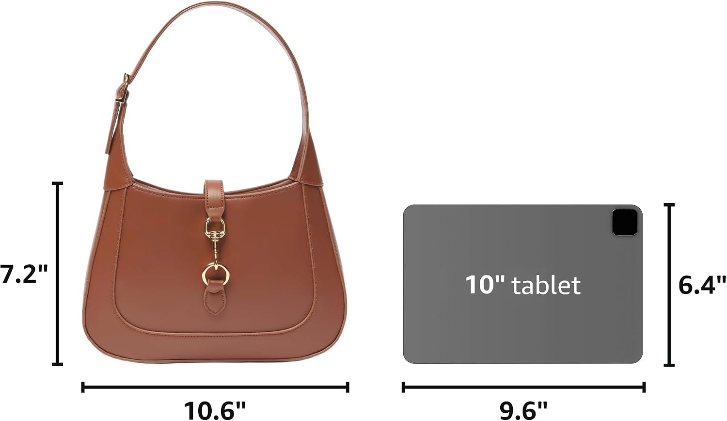 Shoulder Bag for Women - Small Shoulder Purses - Top Handle Structured Handbags - Adjustable Strap Vegan Leather