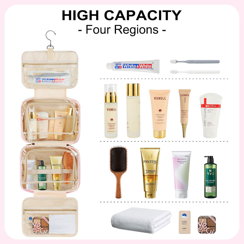 TOPEAST Travel Toiletry Bag and Makeup Bag