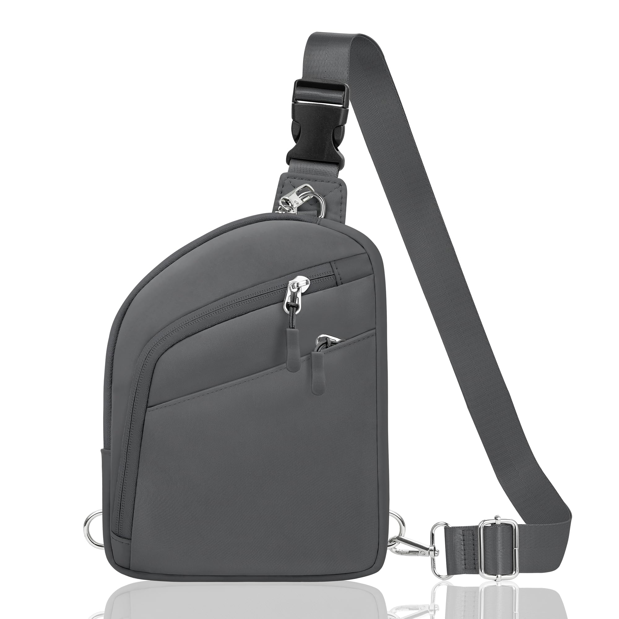 TOPEAST Anti Theft Crossbody Bags for Women Men, Small Sling Crossbody Bag Travel Purse Shoulder Wallet with RFID Blocking