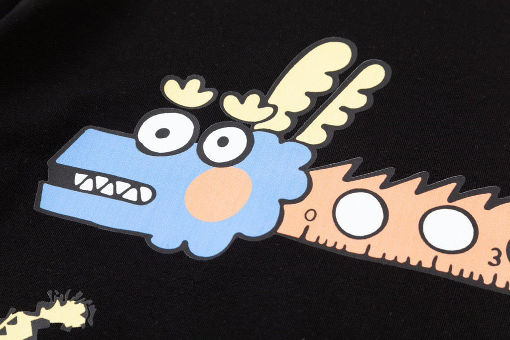 letter 2 color fashion T-shirt 091804