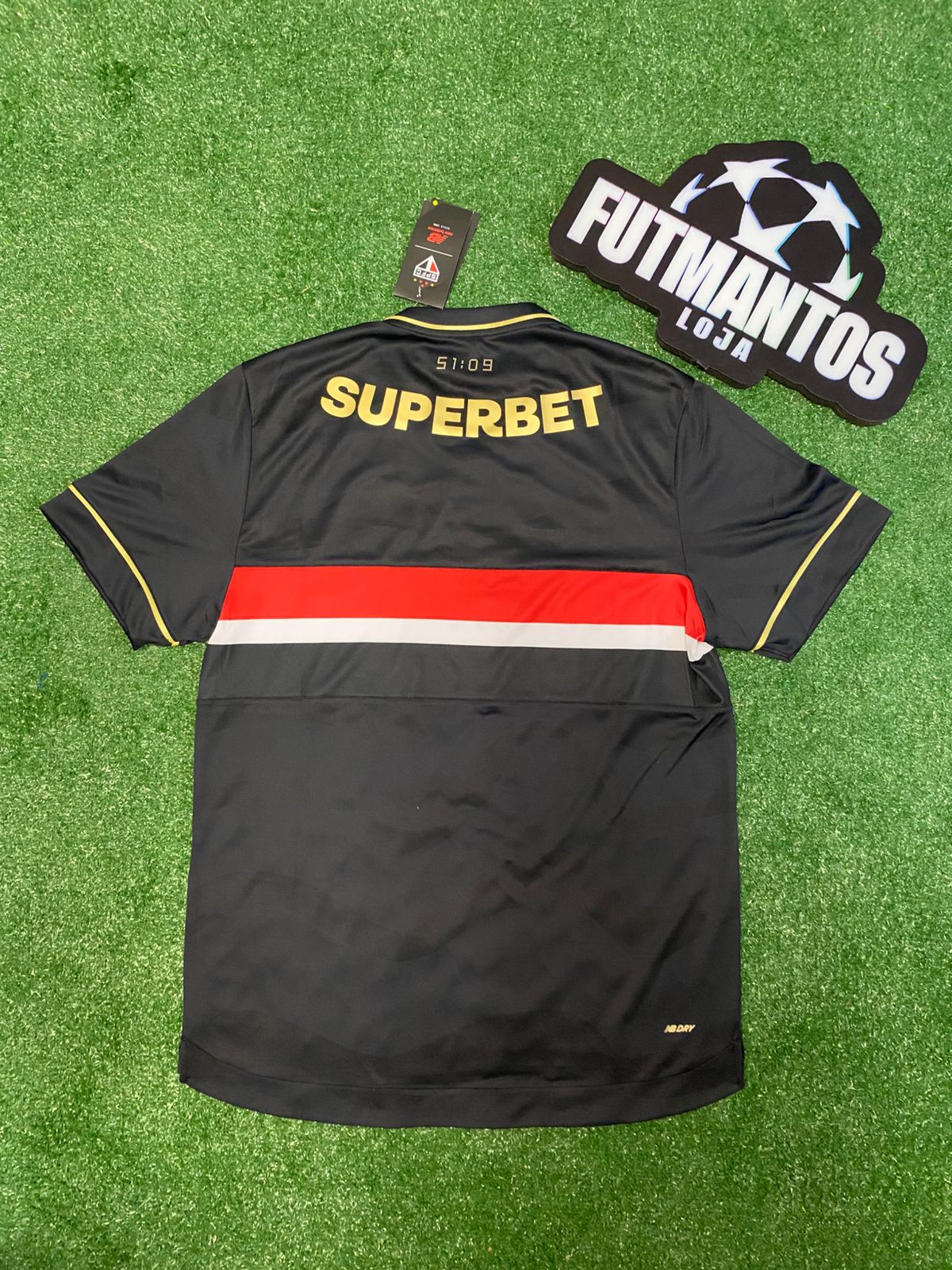 Camisa São Paulo III Preta 25/26