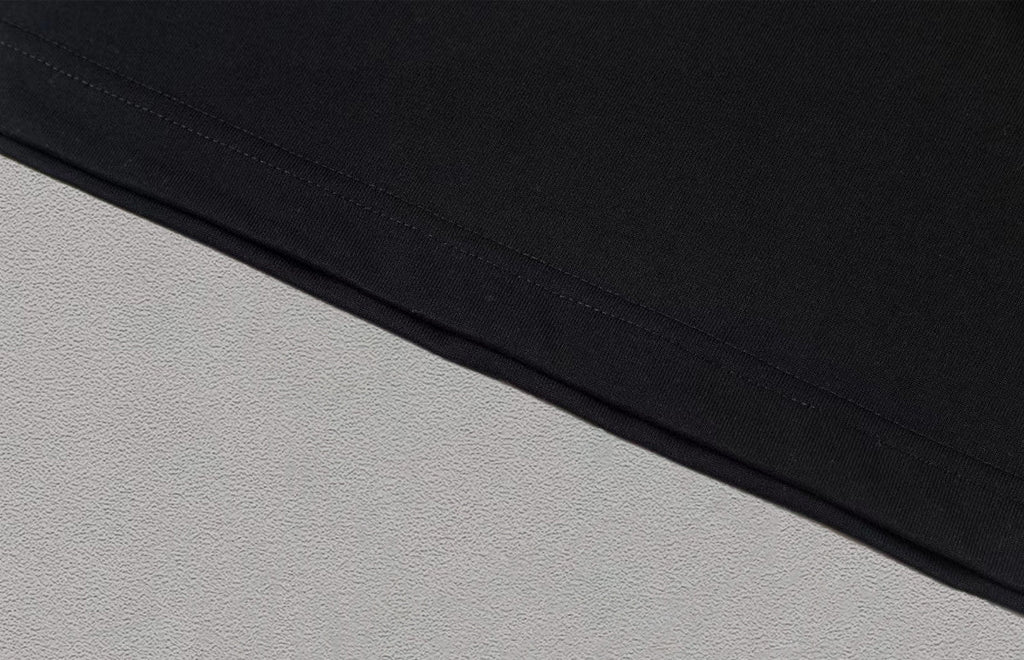 Black fashion T-shirt 058