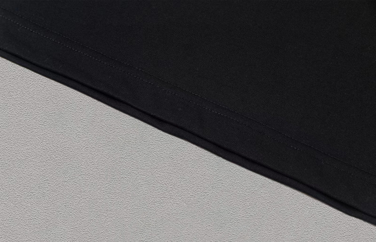 Black fashion T-shirt 058