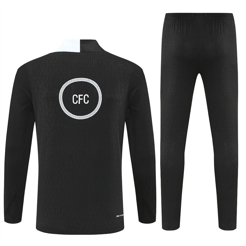 Chelsea Pre-Match Black II Tracksuit 25/26