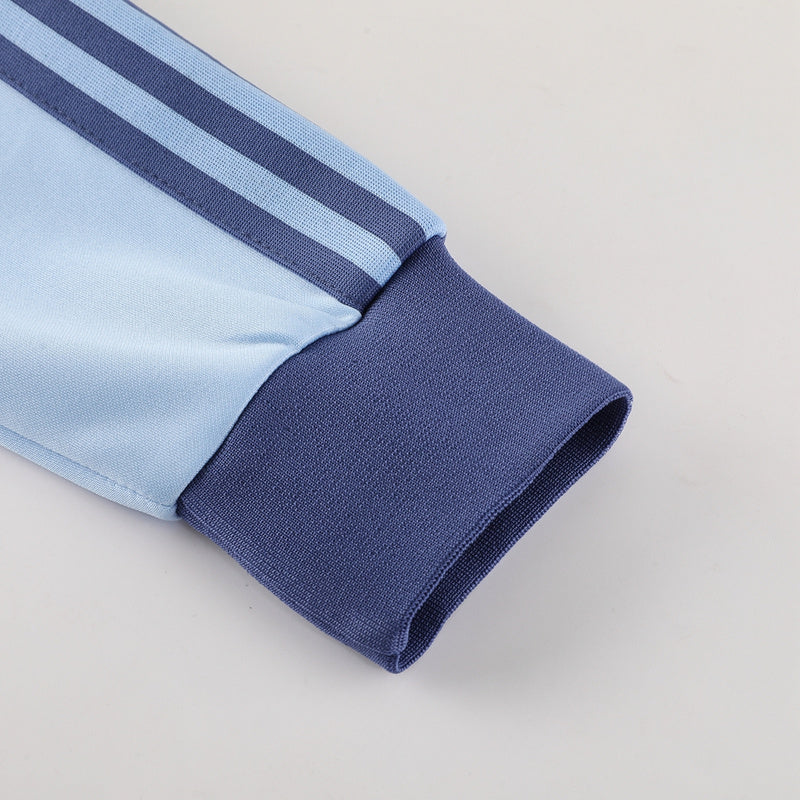 Argentina 24/25 Full-Zip TrackSuit Light Blue
