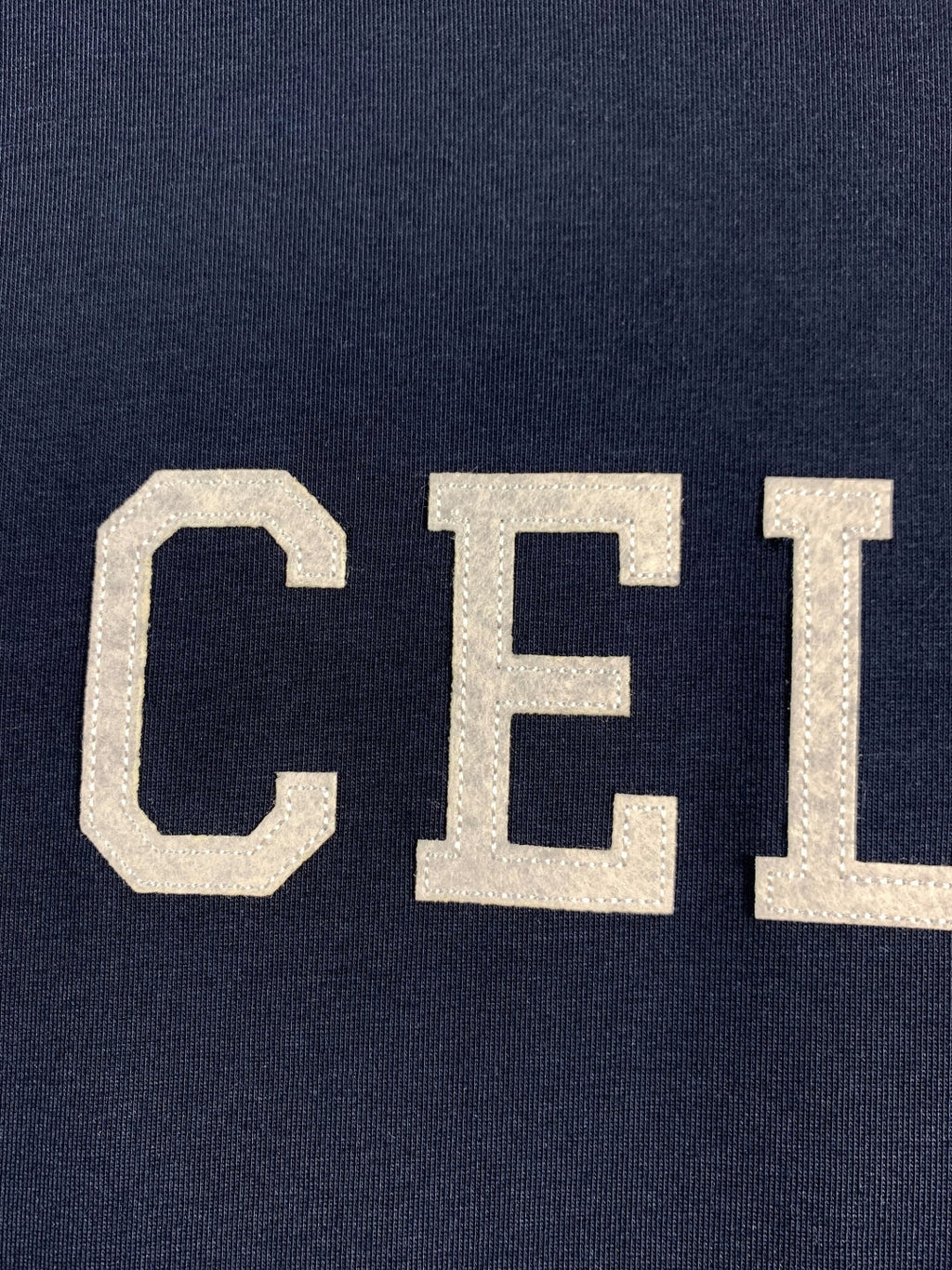 Patch embroidered T-shirt