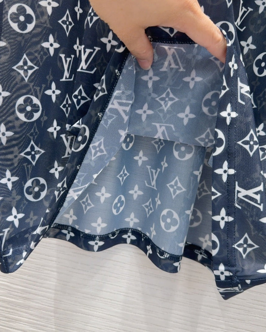 Garnish printed breathable T-shirt