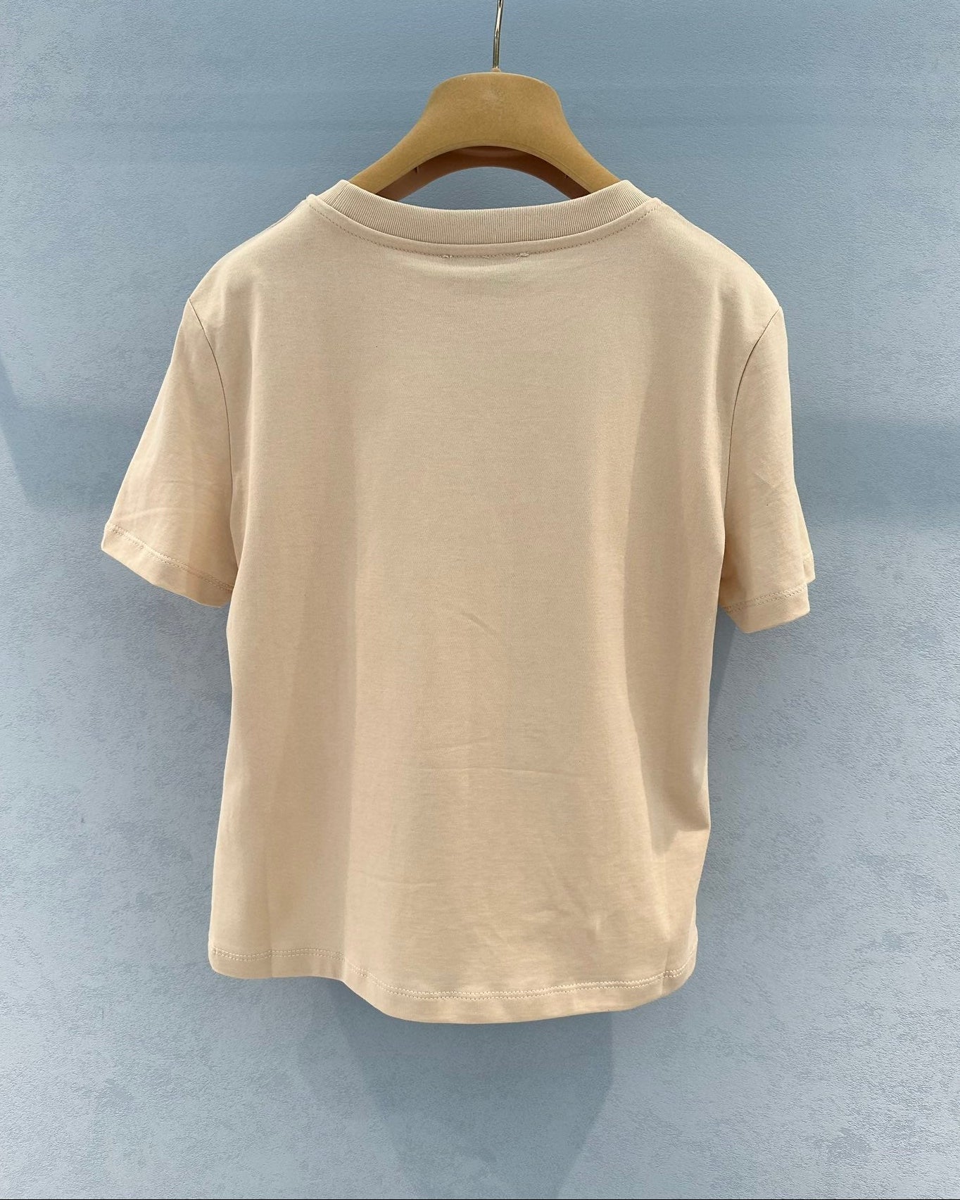 Embroidered cotton T-shirt