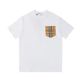 2 color Plaid fashion T-shirt 321