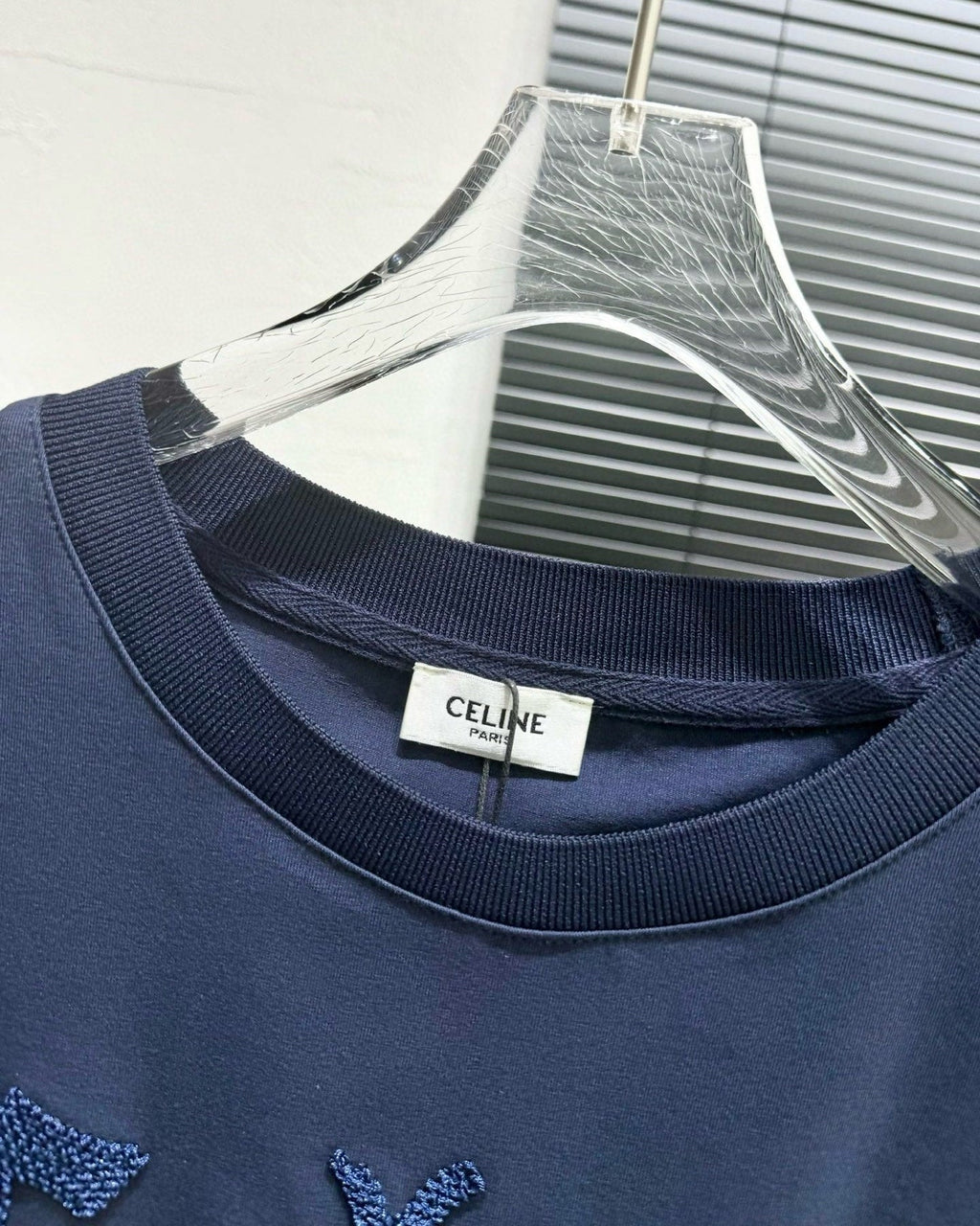 3D Cross Embroidery Sequin T-Shirt