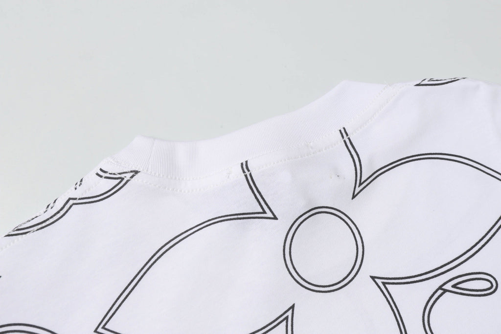 White fashion T-shirt 662
