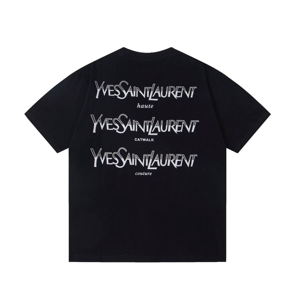 Embroidered cotton T-shirt